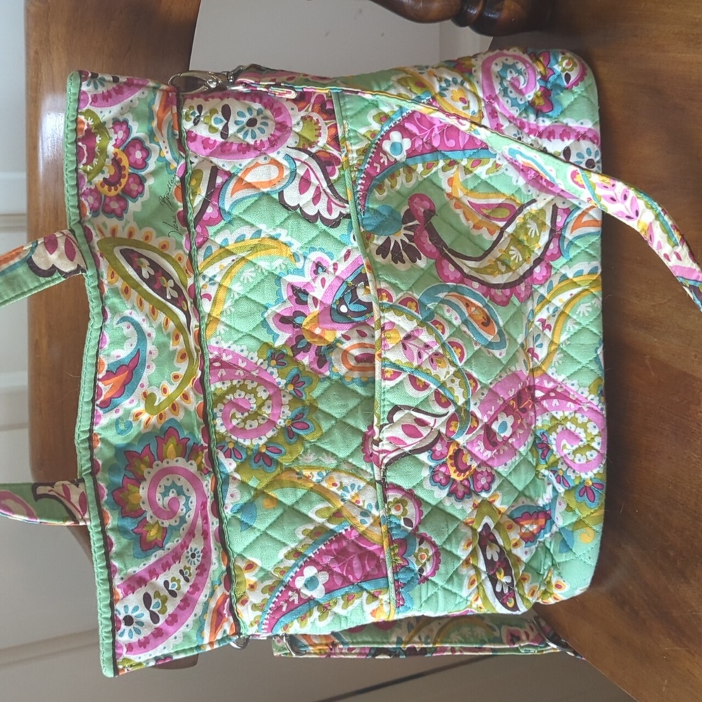 Vera Bradley Paisley Quilted Shoulder Bag - Picture 3 of 11